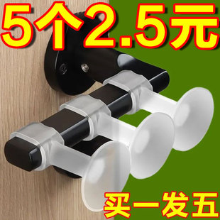 防撞门吸免打孔门把手静音门挡卫生间吸墙硅胶门阻新款入户门软胶