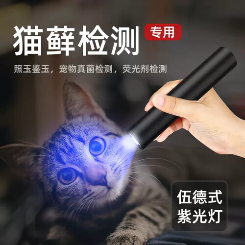 专用紫光灯神火检测手电
