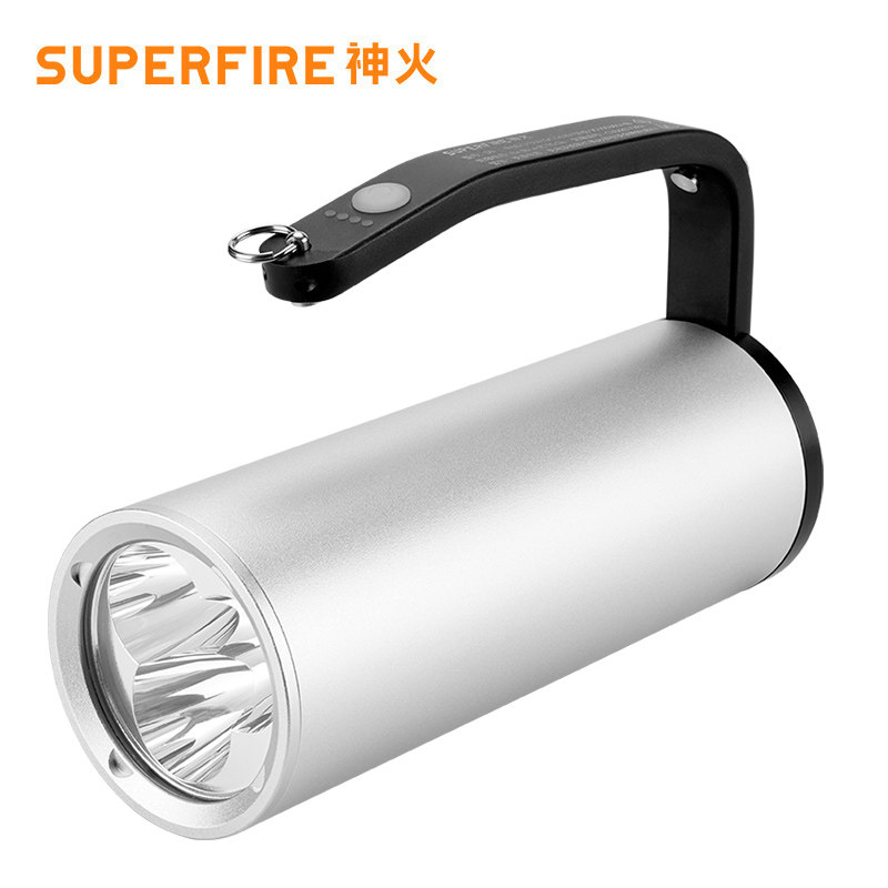 神火D9防爆手电15W易燃易爆加油站化工煤矿用LED电量显示探照灯