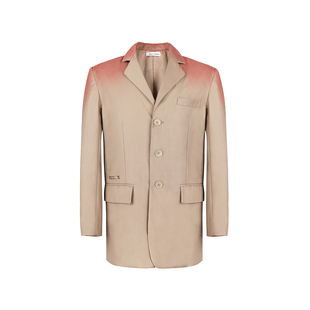 西装 Alexia 中长款 纯色单排扣喷漆设计感时尚 外套上衣 Sandra春季