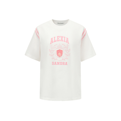 徽章织带短袖女t恤夏季