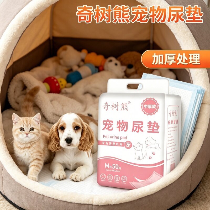 宠物尿垫狗狗尿垫一次性尿布尿片加厚防漏锁水大码免洗高吸干爽款