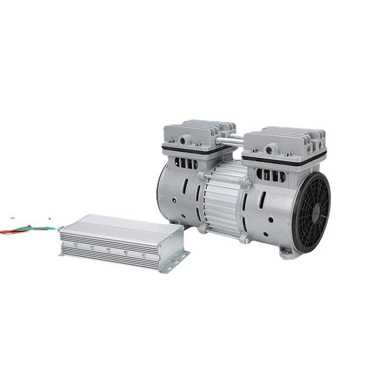 8bar1HP750W直流空压机静音无油泵呼吸机空压机供10L15L实验室