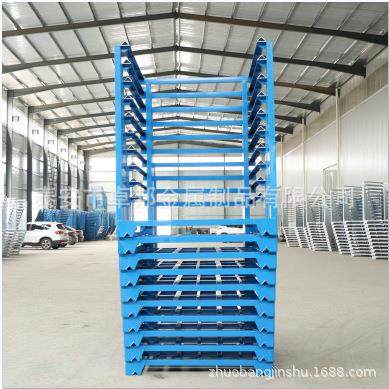 冷库巧固架土豆大蒜存储堆垛架冷库货架3到4层喷塑堆垛架