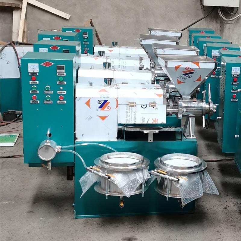 全自动不锈钢榨油机商用小型榨油机油坊用花生菜籽螺旋榨油机
