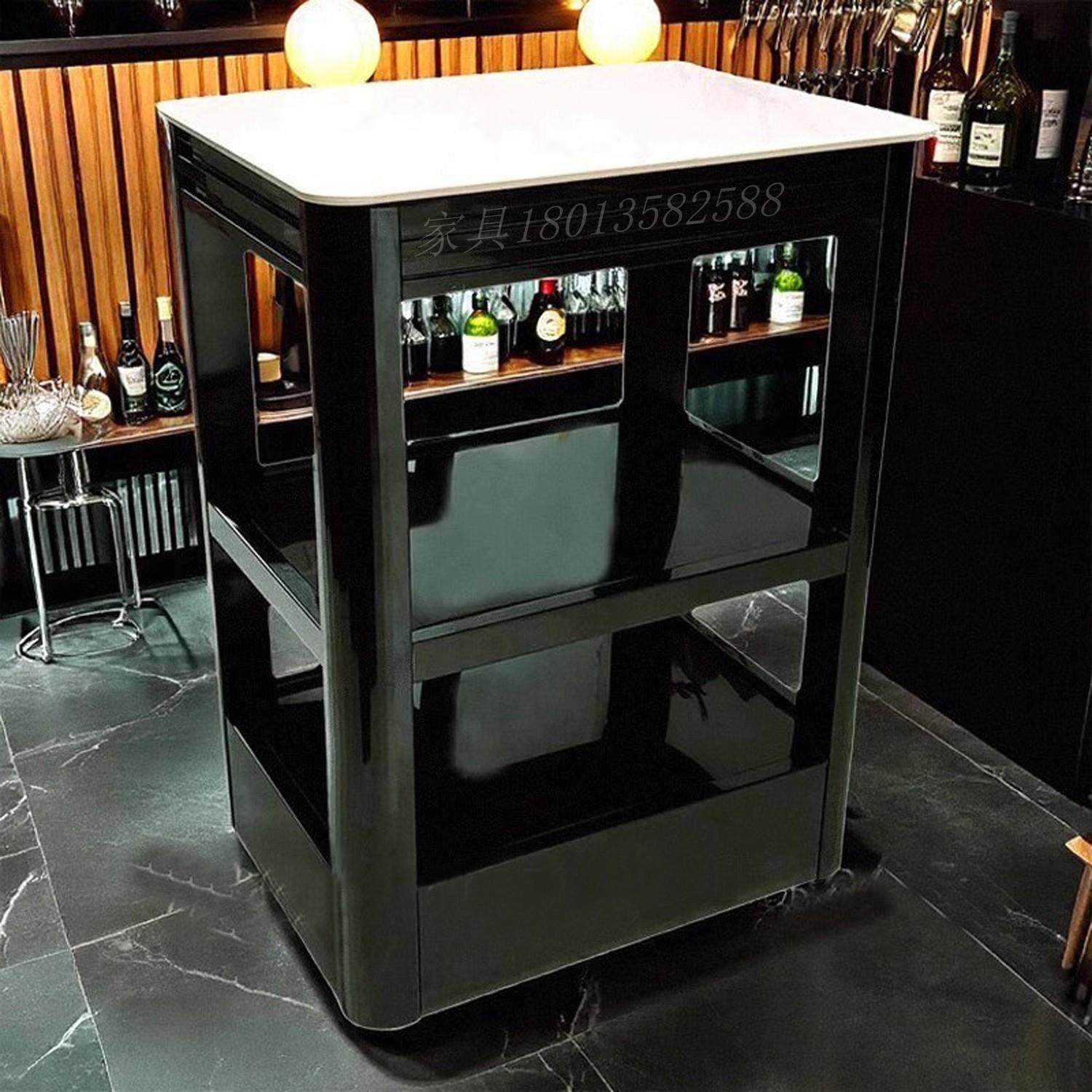酒吧桌酒吧台吧桌茶几黑钛音乐吧派对慢摇高桌散座散台岩板散台,商业/办公家具,酒吧桌,淘宝优惠券,粉丝福利购,淘宝优惠卷