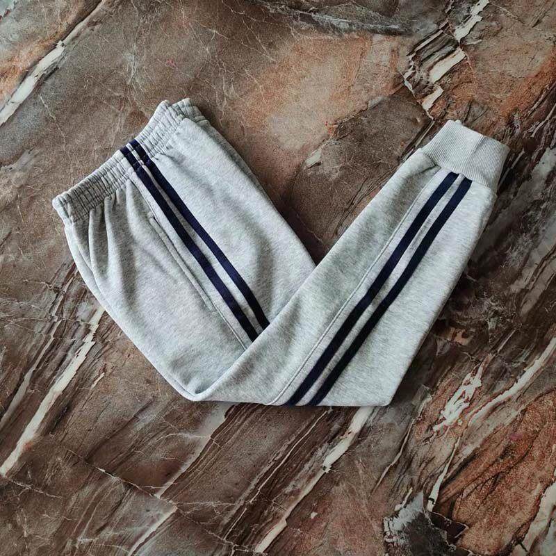 灰色两藏蓝道儿童男女中小学生加绒运动休闲长校服裤子束脚松紧口,运动服/休闲服装,运动长裤,淘宝优惠券,粉丝福利购,淘宝优惠卷