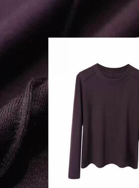 苏苏优选 绵羊毛慕斯圆领打底衫260g2849