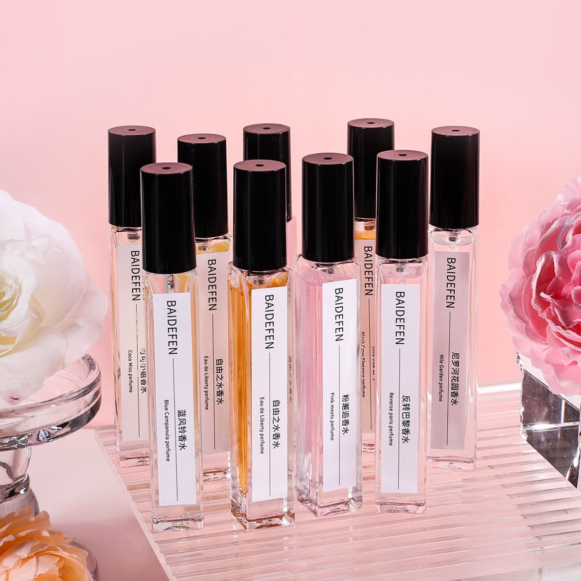 10ml男女士香水小样持久淡香女用邂逅蔚蓝香水试用装厂家摆摊