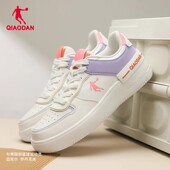 女款 空军一号皮面学生小白鞋 2025新款 乔丹板鞋 秋季 女鞋 运动休闲鞋