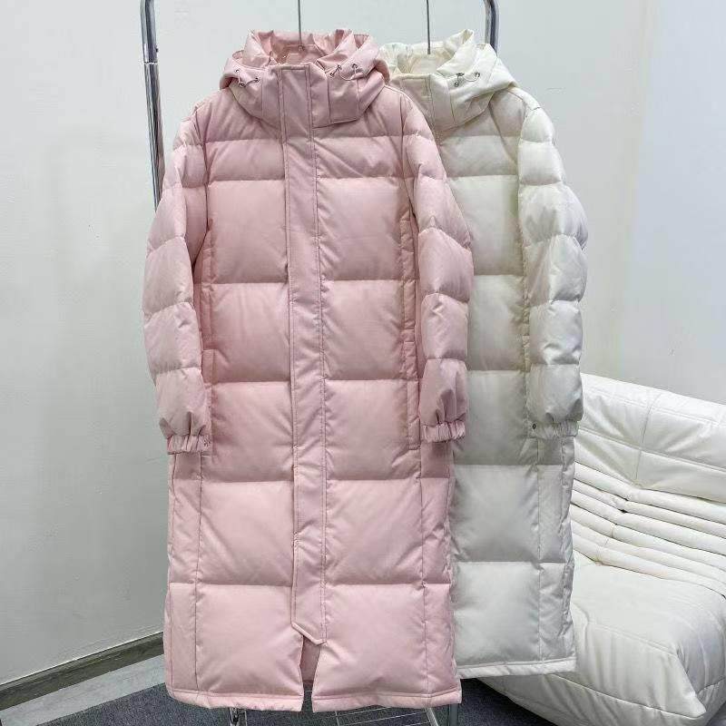亮世秋同款90中戏长款羽绒服男女情侣加长加厚外套明摩官方旗舰店