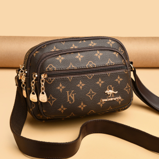 品牌正品 女士单肩包多功能女包斜挎包潮 真皮质感小包包女2025新款