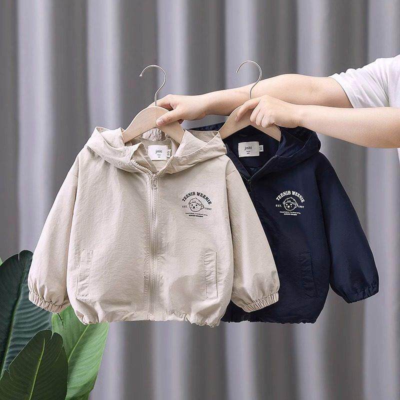 男童外套春秋季2025新款儿童韩版连帽夹克衫宝宝春装痞帅薄款风衣