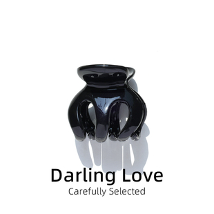 Darling Love亮面南瓜形抓夹高马尾丸子头轻便高级感发量多发顶夹