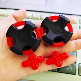 方向盘减震器橡胶材质弓片弓弦减震套装户外弓箭射箭器材