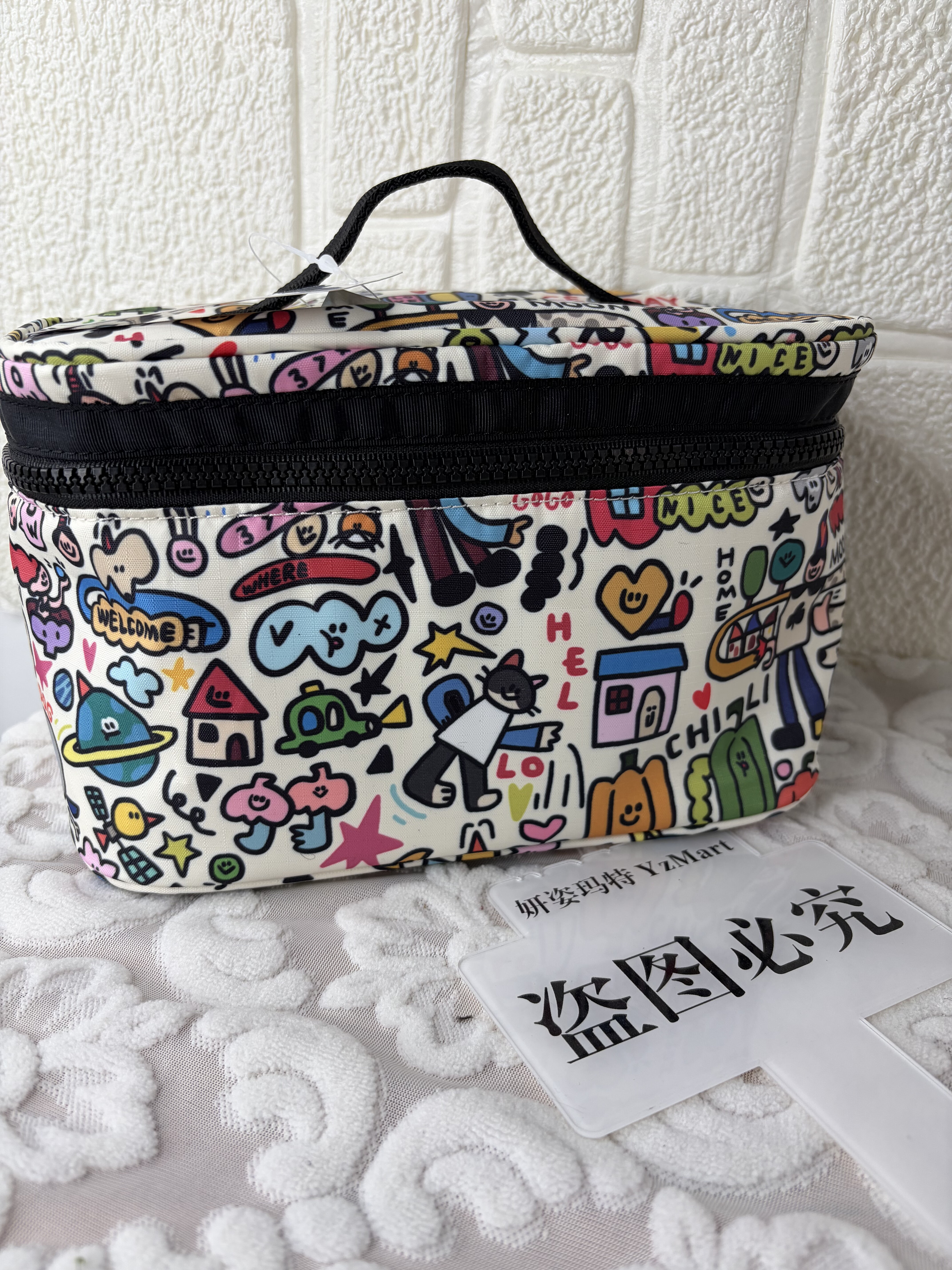 无标小确幸逗鸭化妆盒子手拎包加厚防磕相机包饭盒包,箱包皮具/热销女包/男包,手拿包,淘宝优惠券,粉丝福利购,淘宝优惠卷