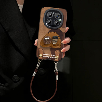 煤球咖啡支架新款手机壳