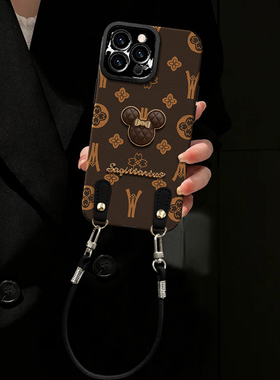 米奇全型号适用于苹果手机壳vivo华为OPPO小米保护套iphone16硅胶轻奢新款女镜头全包防摔高级创意ins风