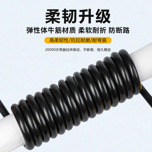 纯铜牛筋电线家用软线电缆线2芯户外1.5/2.5/4平方护套线插排带线