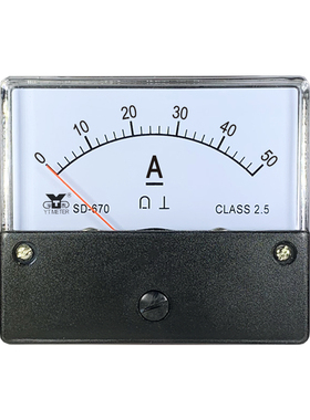 SD670直流电流表dc1a/2A/5A/10A/20A/30A/50A安培表dh670 sf670