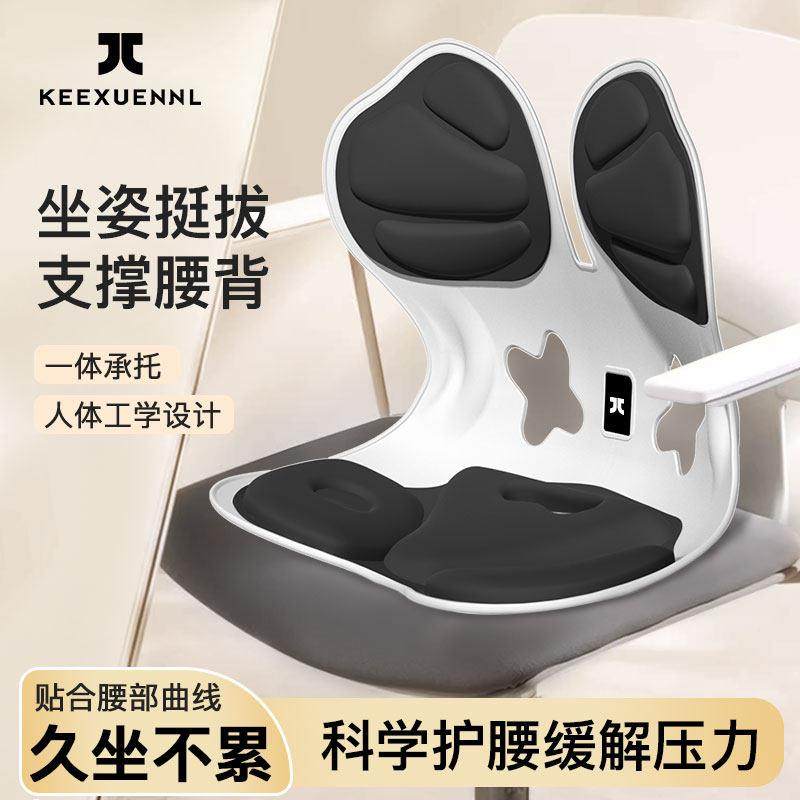 珂宣尼护腰靠垫坐垫腰托一体办公室椅子腰垫座姿椅靠背椅座垫家用