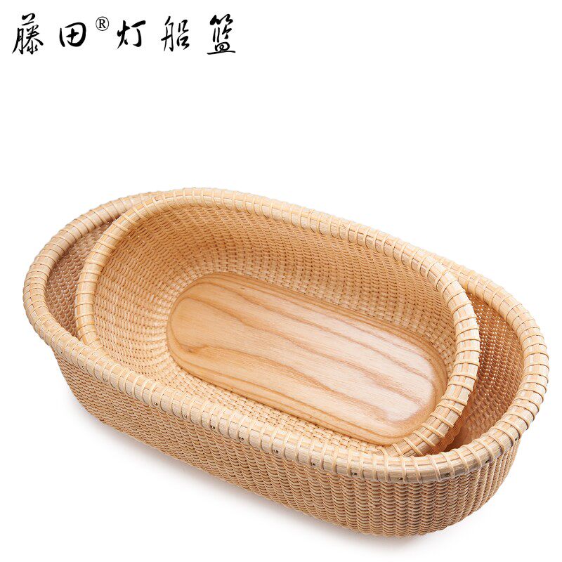 桌面收纳篮面包篮水果盘糖果盘面包盘藤编收纳筐馒头篮筐欧式田园