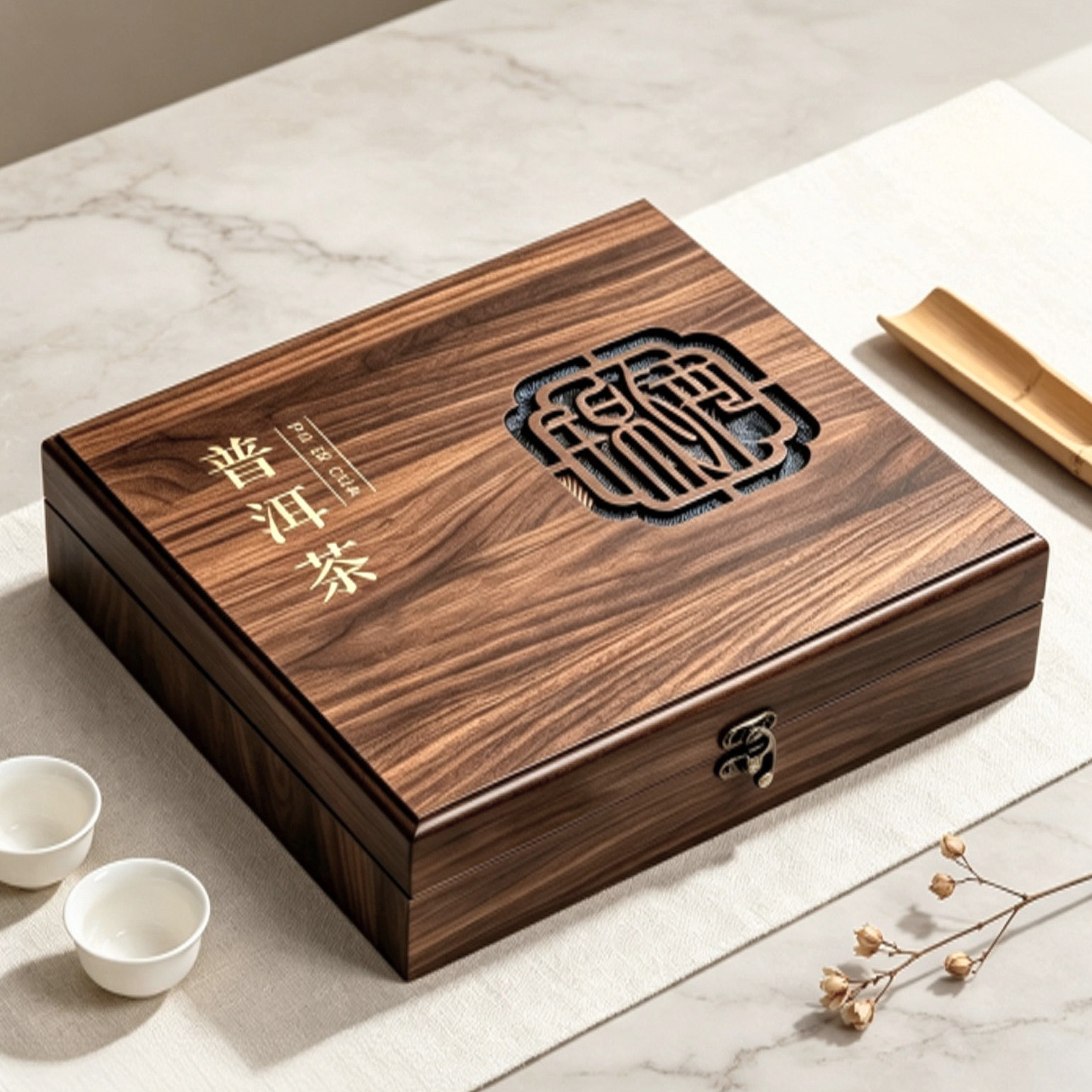 茶叶包装普洱茶福鼎白茶饼空礼盒图片