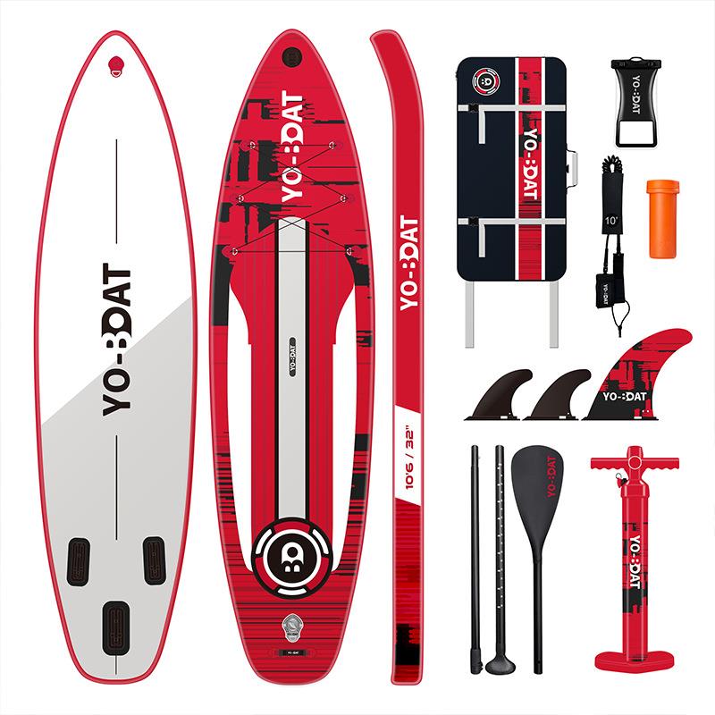 跨境新款浆板充气冲浪板瑜伽钓鱼专业SUP滑水桨板划水板工厂直销