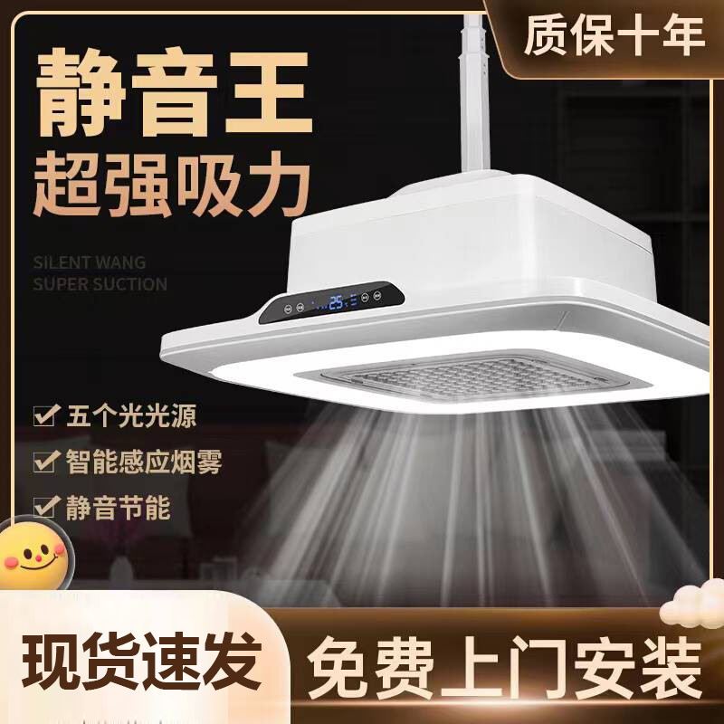 打麻将灯棋牌室麻将机吸烟灯空气净化器升降吊灯直排茶楼