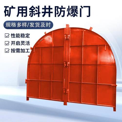 巷道回风斜井防爆门 自复式斜井防爆门 MFBX回风斜井防爆门