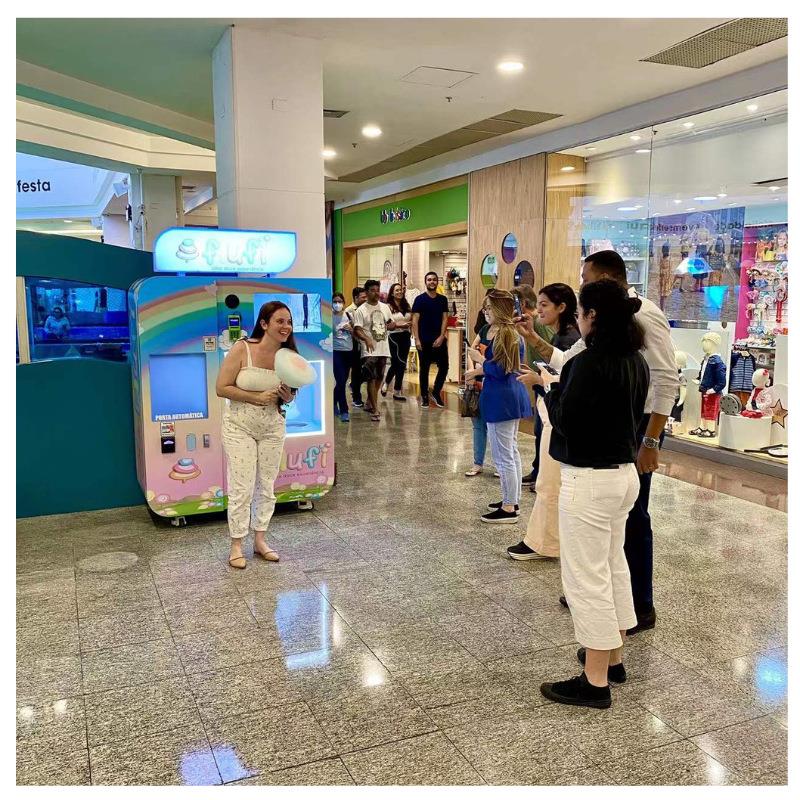 全自动棉花糖机64种diy花型源头工厂引流网红款创业专用棉花糖机