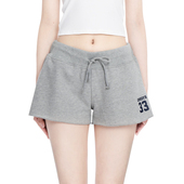 女2026夏季 新款 纯色刺绣字母宽松辣妹休闲百搭阔腿裤 BM短裤 热裤