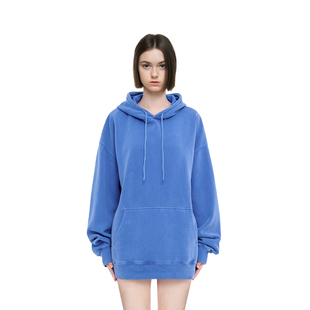 BM卫衣女2025新款 百搭oversize卫衣 秋冬纯色连帽套头宽松显瘦美式