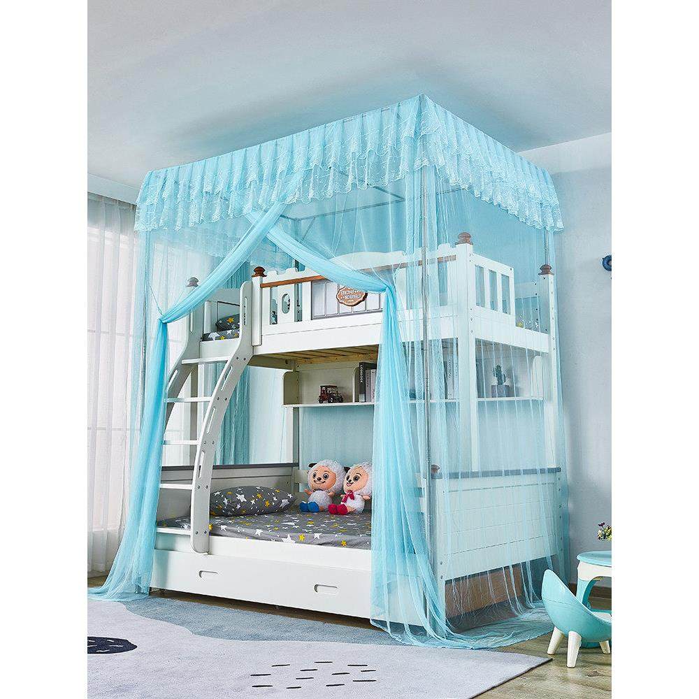 免安装上下床蚊帐子母床双层床家用不锈钢一体式高低床儿童上下铺