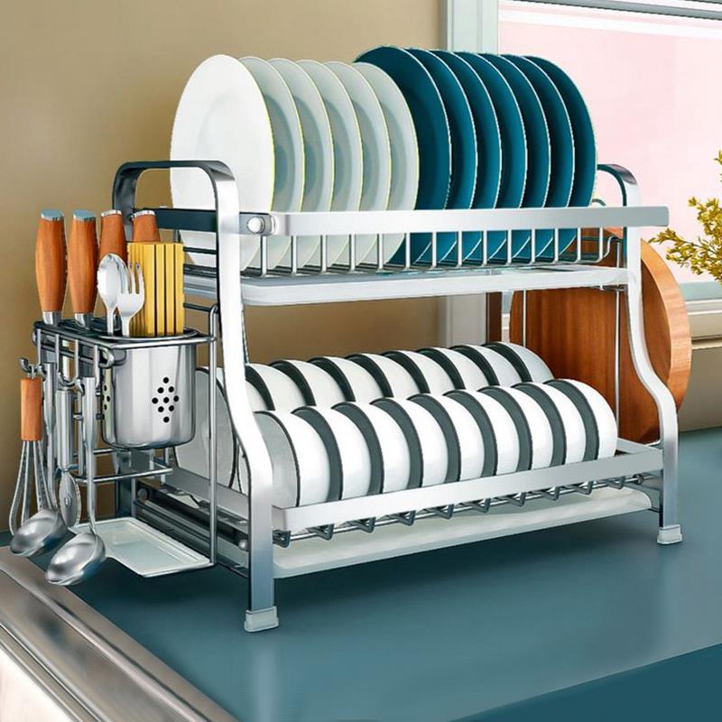 304不锈钢厨房置物架晾放碗架沥水架碗盘收纳架碗筷收纳盒碗碟架