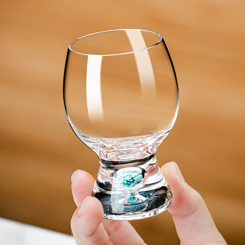 轻奢高档中式水晶玻璃白酒杯二两