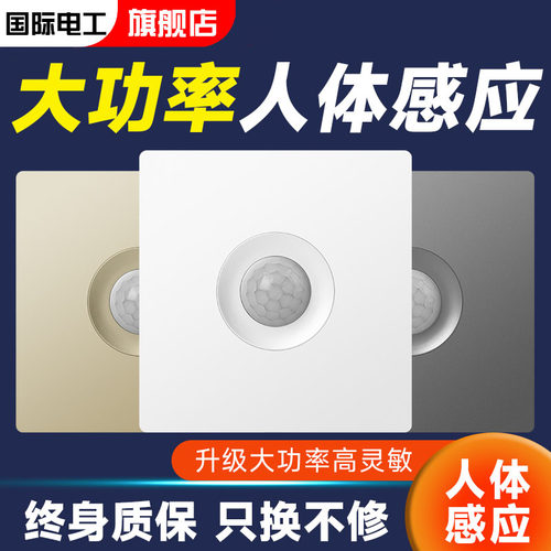 国际电工人体感应开关智能感应