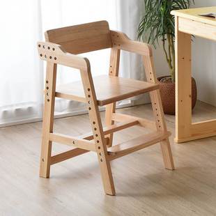 儿童餐椅宝宝婴儿餐桌椅家用多功能实木吃饭椅子升降学习椅写字