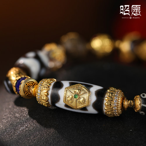 【昭愿】财智共振·三合鼎力 珠珠DIY手串（多样性发一）