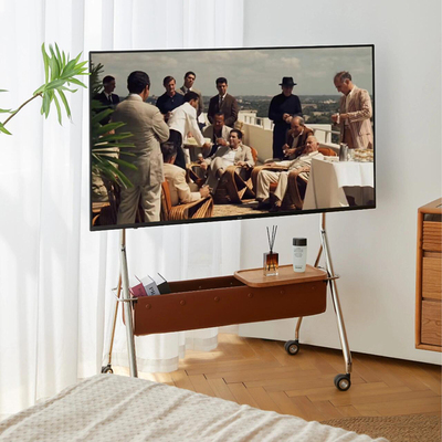 中古风电视柜复古电视支架可移动