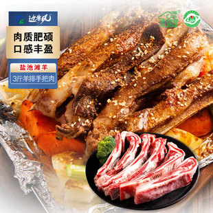 边塞风宁夏盐池滩羊肉 羔羊肥硕羊排 羊排手把肉3斤