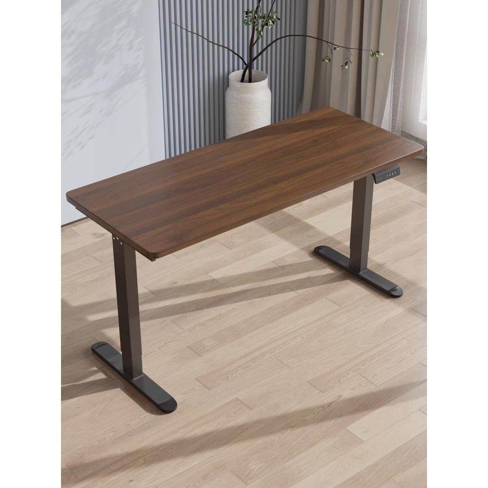 智能电动升降架子桌办公电脑桌学习桌实木书桌电动升降桌腿配件