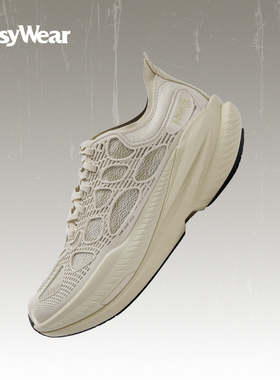 Hoka Mach x Caged 舒适贴合米色轻便男款运动跑步鞋1168932/CSPL