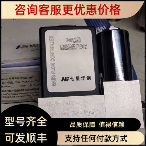 D07-9E七星华创气体流量计介质:H2量程:50SLM