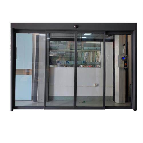 电动玻璃自动平移感应门轨道商场店铺车间办公室铝合金门禁定制