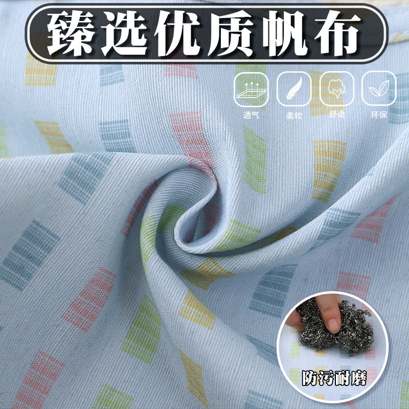 新款帆布长袖围裙厨房家用防污透气罩衣餐饮专用时尚工作服成人女