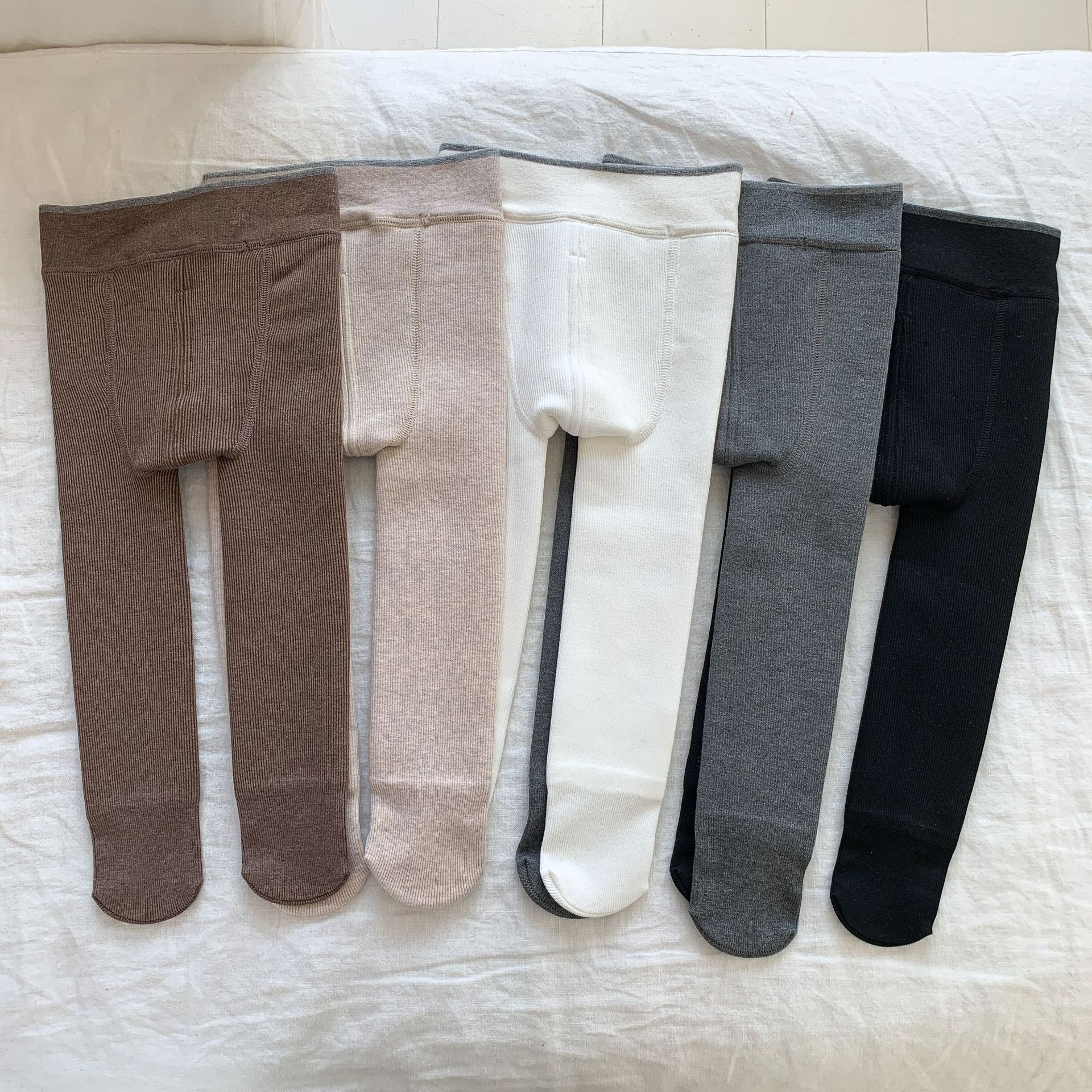 维木童装女童打底裤袜2024秋冬新款儿童韩版加绒连裤袜女宝宝裤袜