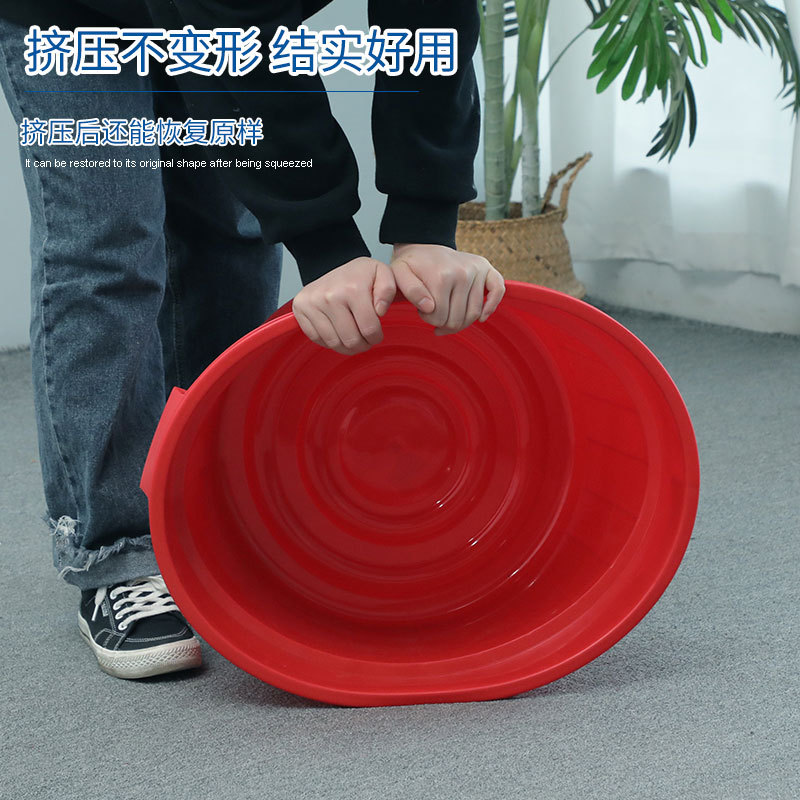 现代简约泡脚桶多色按摩塑料足浴盆家用足疗桶加高加厚居家泡脚盆
