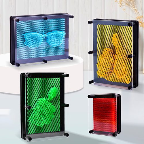 塑料方形手印3D克隆手模百变针画