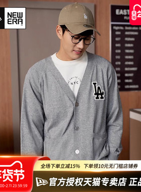 NewEra纽亦华MLB春秋NY潮流LA轻薄针织衫休闲开衫外套13512333